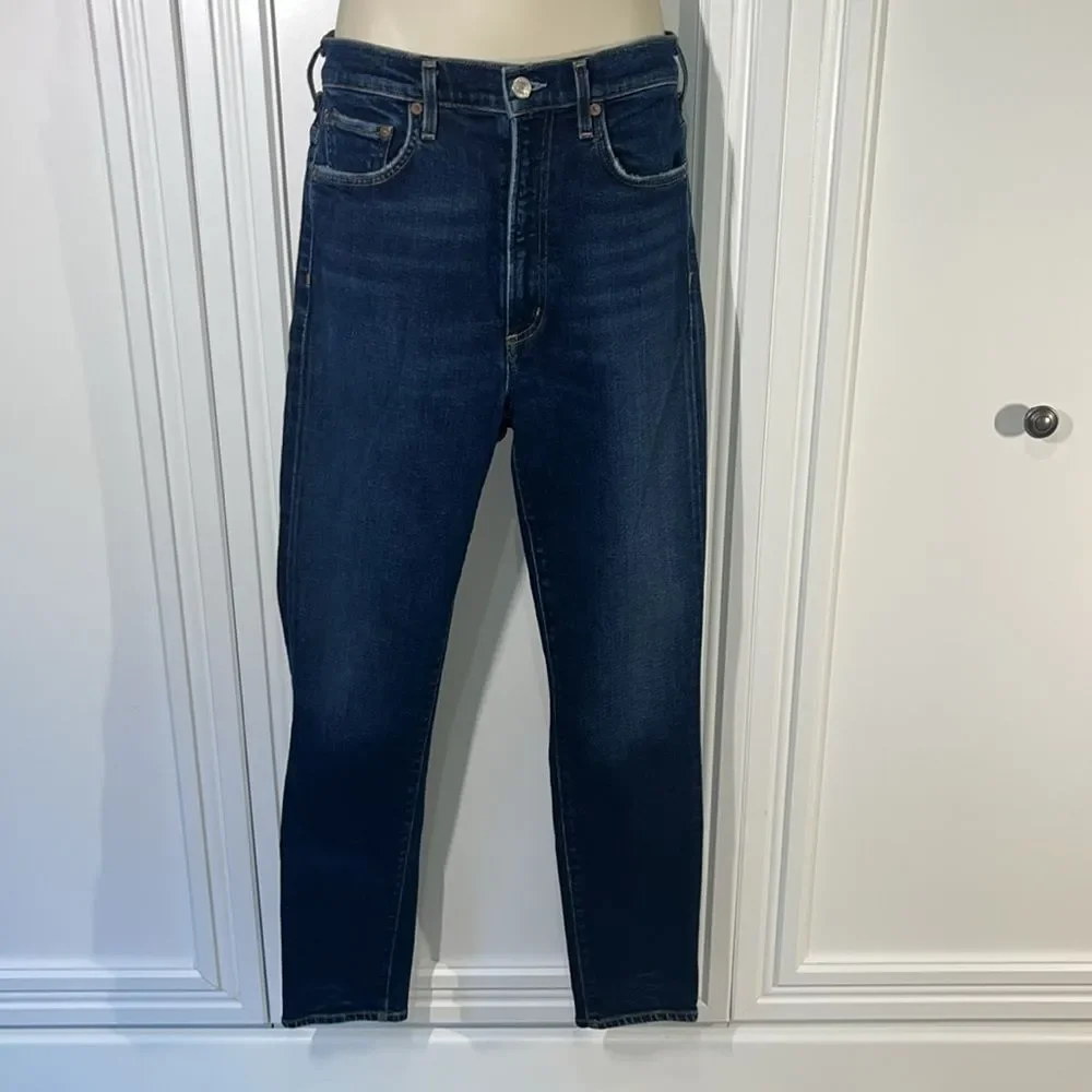AGOLDE Pinch Waist Skinny Jeans Size 27 - Picture 3 of 9